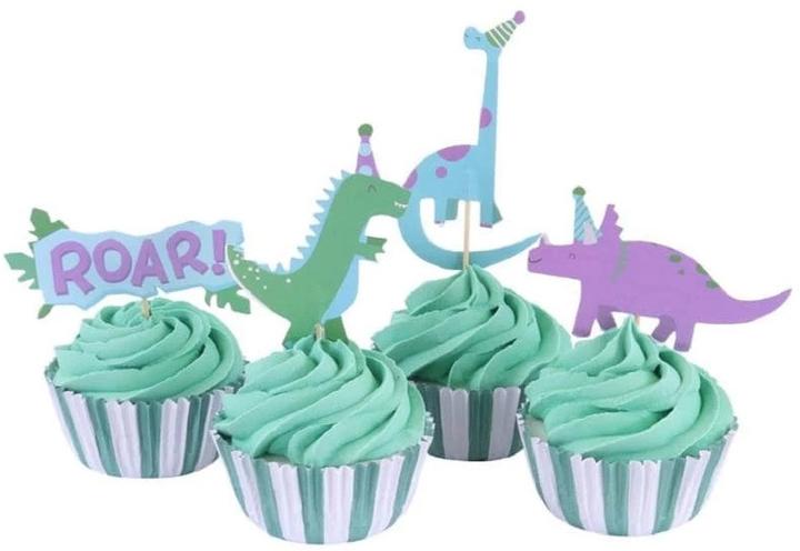 Produktbild PME Cupcake-Set Party Dinosaurier 24 Stück (5 cm)