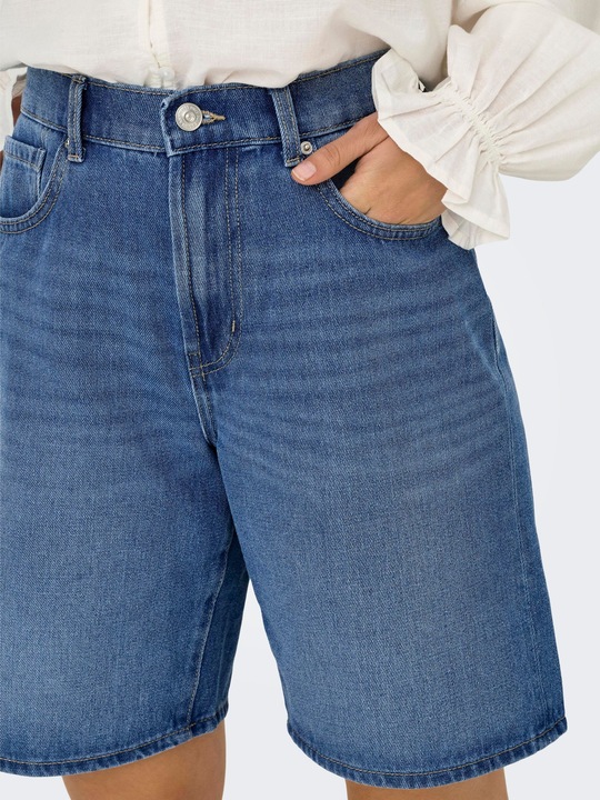 Actual product image Only ONLHOPE Hohe Taille Weiter Beinschnitt Jeans-Shorts Jeans-Shorts (S)