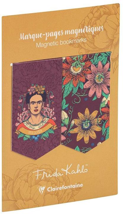 Actual product image Clairefontaine Frida Kahlo, Set of 2 bookmarks 7,5x4 cm