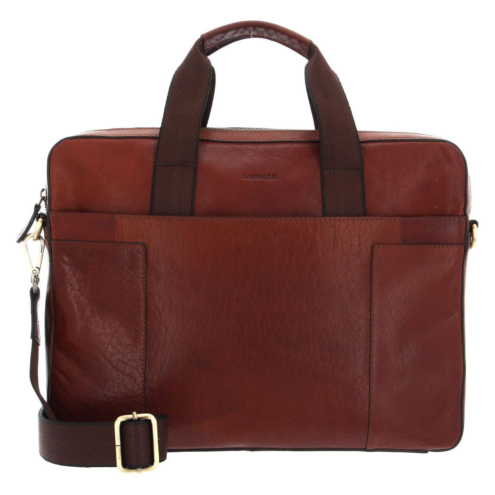 Saddler Lanco Computer Bag, Notebooktasche, Braun