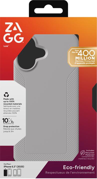 Actual product image Zagg Case für Apple iPhone 17 Luxe Snap gray (Apple iPhone 17)