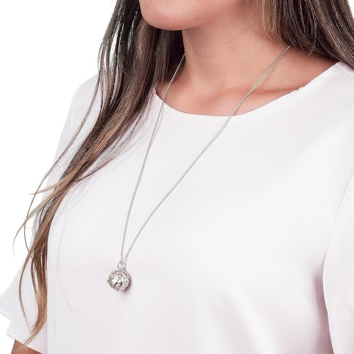 Actual product image Engelsrufer Tree of life Tricolor (Brass, 925 silver platinum-plated)