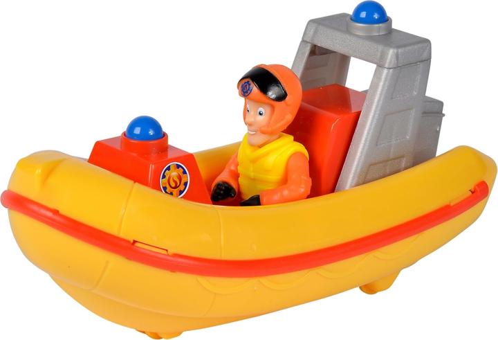 Simba Sam Junior Neptune with Elvis figure, boat floats