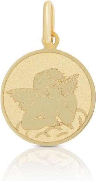 Image du produit Muau Pendant medal angel yellow gold 750, 12mm (Or jaune 750/18K)