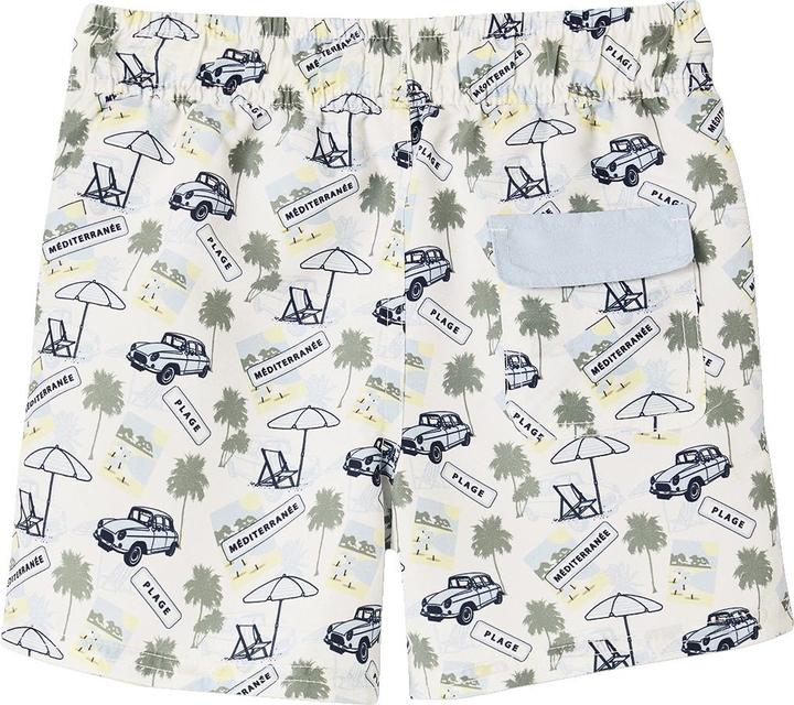 motifs de plage, blanc imprimé