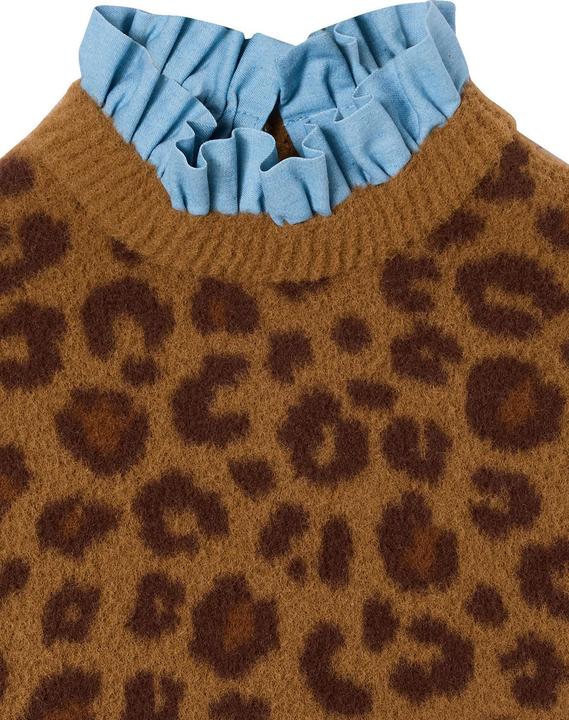 Produktbild Vertbaudet Mädchen Pullover LEOPARD Familien-Capsule (104, 98)