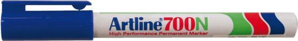 Artline 700, Blue, Bullet tip, Blue, White, 0.7 mm, Alcohol-based ink, RoHS (12x)