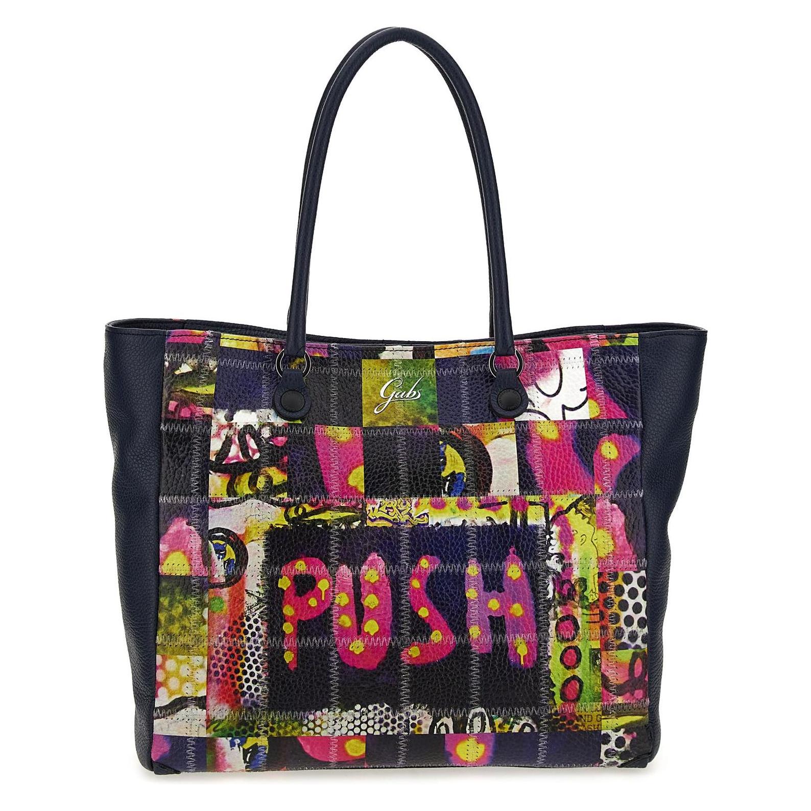 Gabs, Damen, Handtasche, Jessica Stampa Trip Shoulderbag, Blau