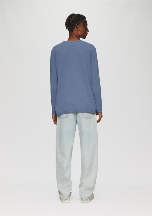 Produktbild s.Oliver Strickpullover Strickpullover mit Rippstruktur (XL)