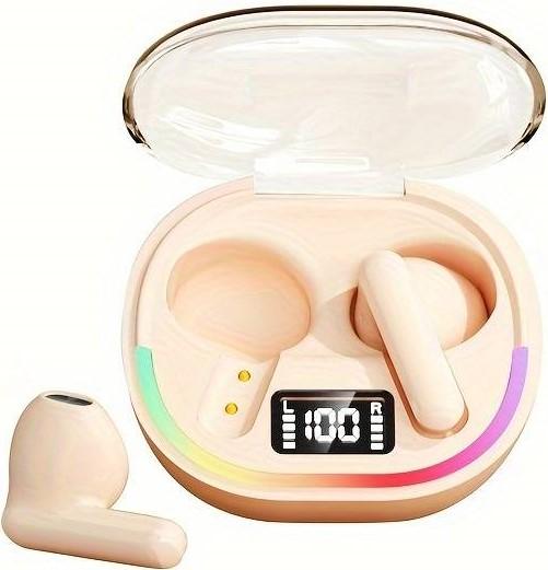 Actual product image PhoneLook Wireless TWS headphones with ambient light + touch control + LED indicator for individual batteries (Wireless)