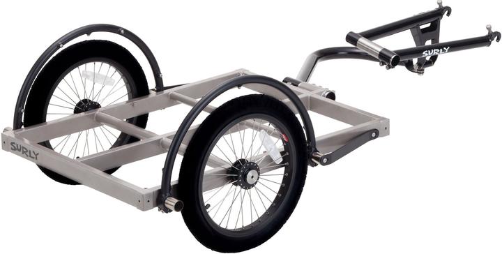 Actual product image Surly Bill Trailer, short, silver/black