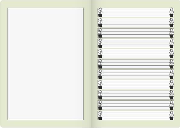 Produktbild Geschichtenheft Lineatur 1G liniert DIN A5 ohne Rand, 16 Blatt (A5, Liniert)