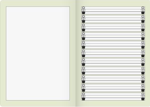 Produktbild Geschichtenheft Lineatur 1G liniert DIN A5 ohne Rand, 16 Blatt (A5, Liniert)