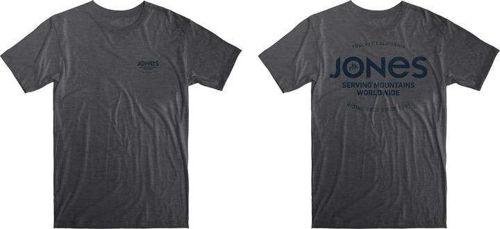 Produktbild Jones Tee Riding Free Grey 2021 (M)