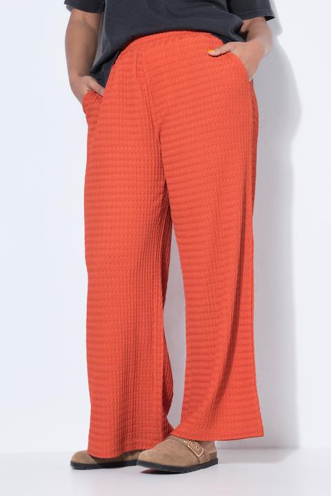 Produktbild Studio Untold Hose, Wide Legs, Waffelstruktur, Elastikbund (48)