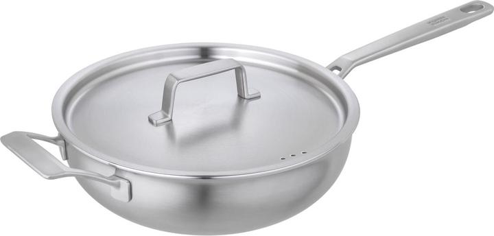 Image du produit Kuhn Rikon CULINARY FIVEPLY Sauteuse sans revêtement Ø 24 cm (24 cm, Poêle à frire, Aluminium)