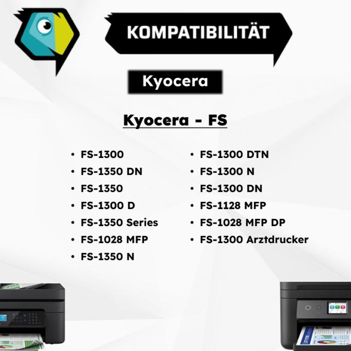 Image du produit Inkadoo Toner compatible avec Kyocera/Mita 1T02HS0EU0 / TK-130 XL toner, noir noir (CF)