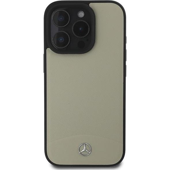 Thumbnail - Mercedes MEHMP16X23RBARE iPhone 16 Pro Max 6.9" beżowy/beige hardcase MB Textured and Plain Leather (Apple iPhone 16 Pro...