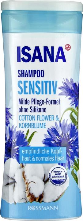 Actual product image Isana Shampoo Sensitive 300 ml (300 ml, Liquid shampoo)