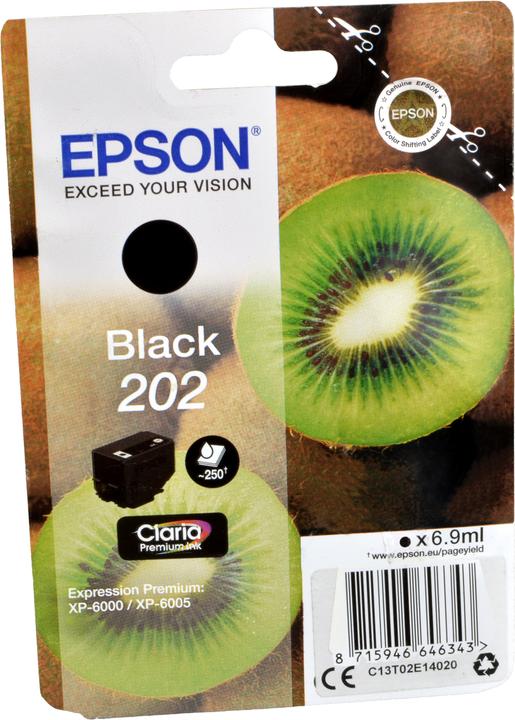 Produktbild Epson 202 Claria Premium (BK)