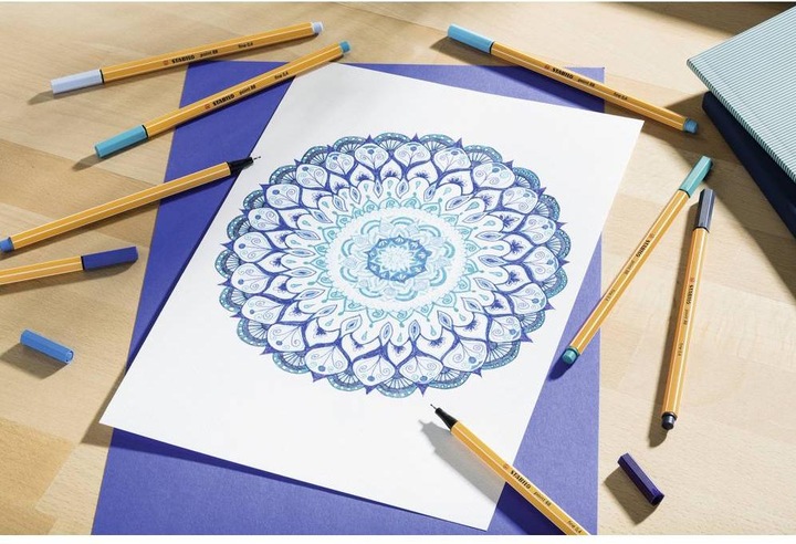 Produktbild STABILO point 88 Fineliner (Mehrfarbig, 10 x)