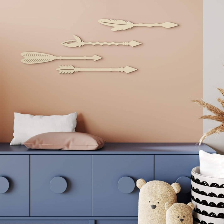 Immagine prodotto Trenddeko Frecce indiane (set di 4) (60 x 37 cm)