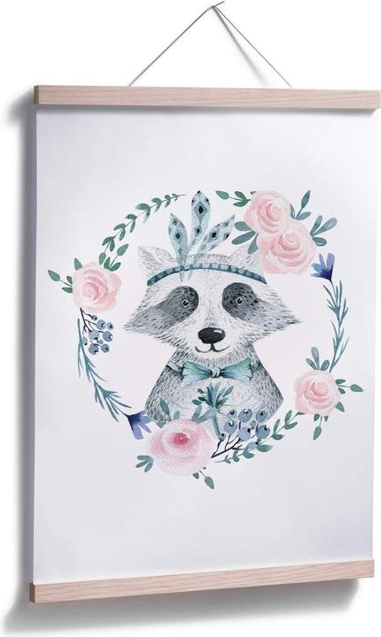 Image du produit Trenddeko Raton laveur 01 (40 x 50 cm)