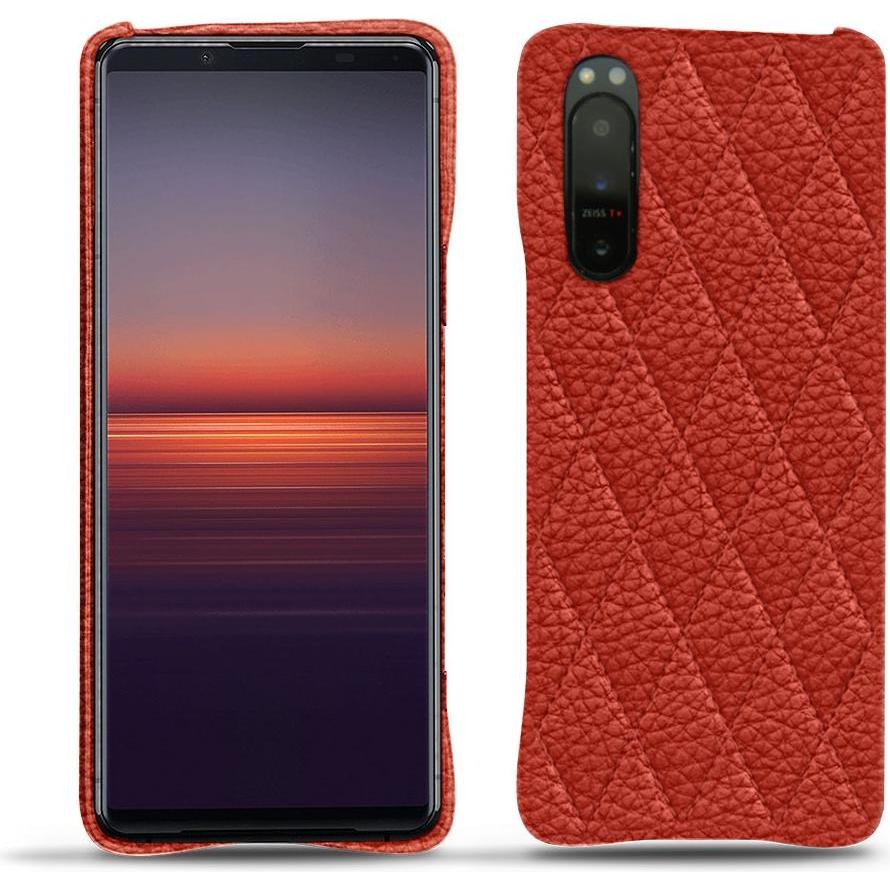 Noreve Lederschutzhülle (Sony Xperia 5 II), Smartphone Hülle, Orange