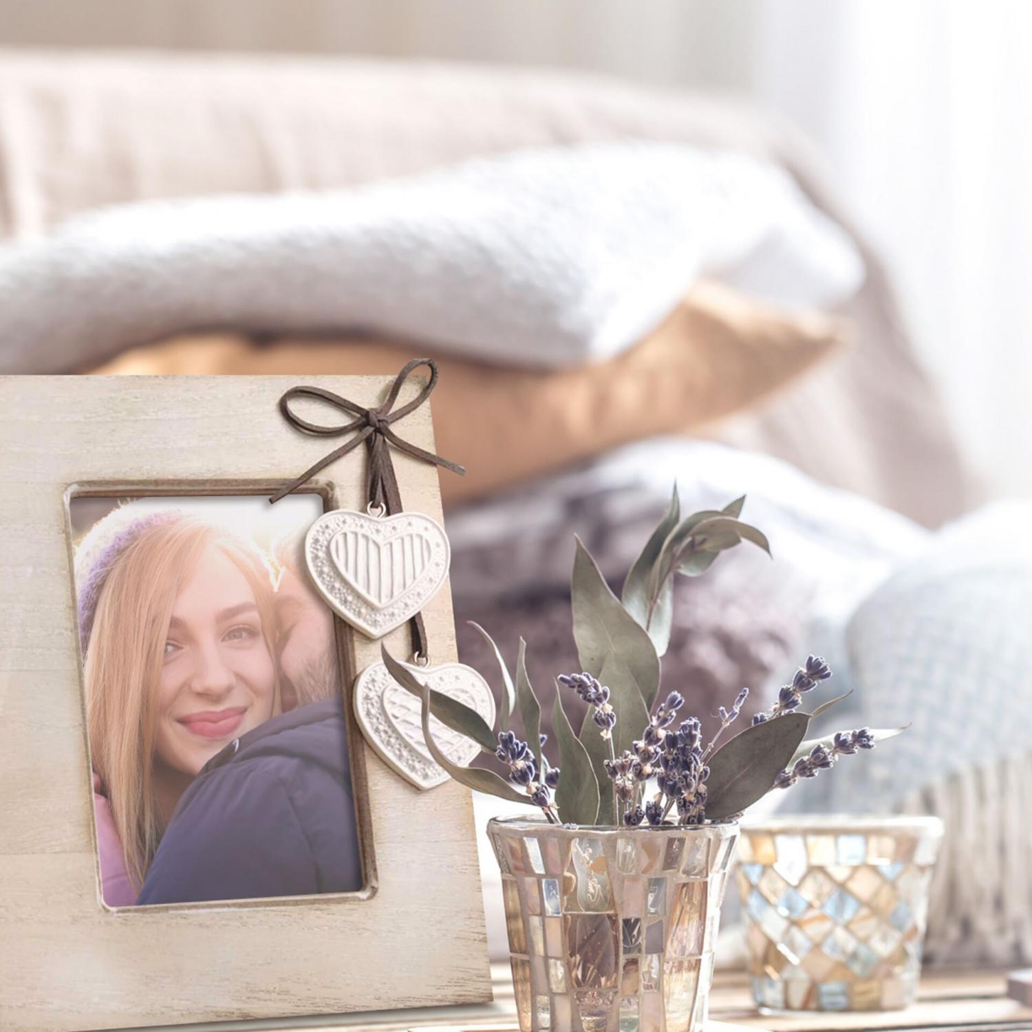 Thumbnail - ZEP, Bilderrahmen, Melissa creme 10x15 Holz Portrait NL234C (10 x 15 cm)
