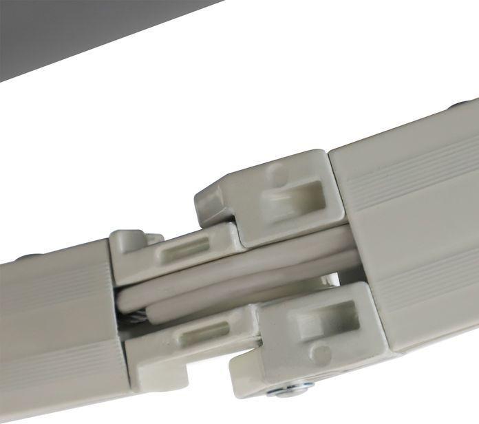 Immagine prodotto Swisshandel24 tenda da sole manuale a bracci pieghevoli per balcone 4m con manovella protezione solare montaggio (2.45 m)