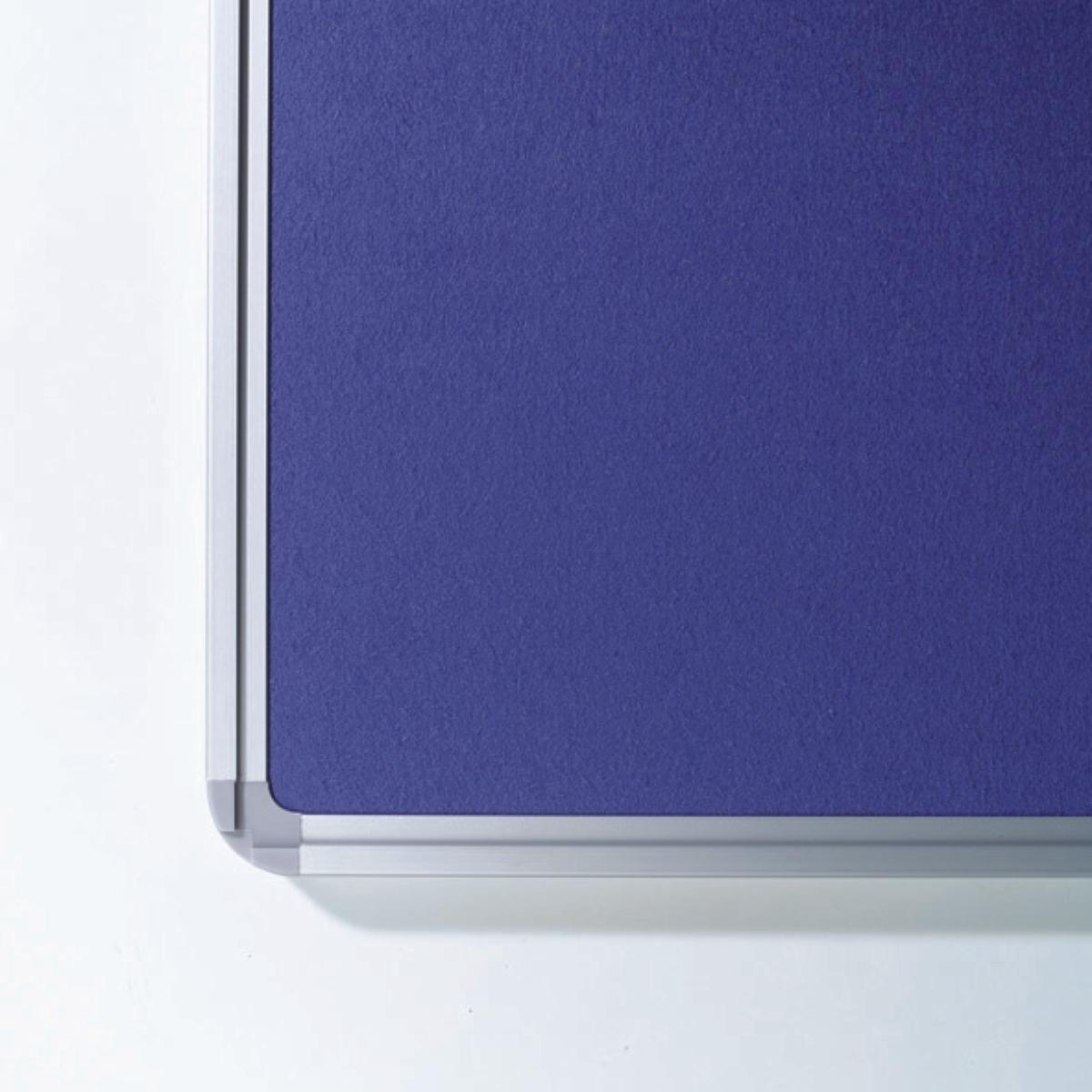 Ultradex, Pinnwand, Stellwandtafel beidseitig Filz B1500xH1200xT22mm blau (Pinnwand, 150 x 120 cm)