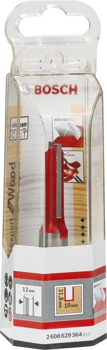 Produktbild Bosch Professional Zubehör Nutfräser Expert for Wood, Carbide, 12 mm, D1 10 mm, L 31,8 mm, G 76 mm