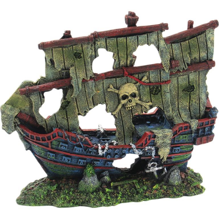 Meilleurs prix pour 4fish Skibsvrag 20x7,7x17 cm (Décoration, autres éléments), Décoration d'aquarium