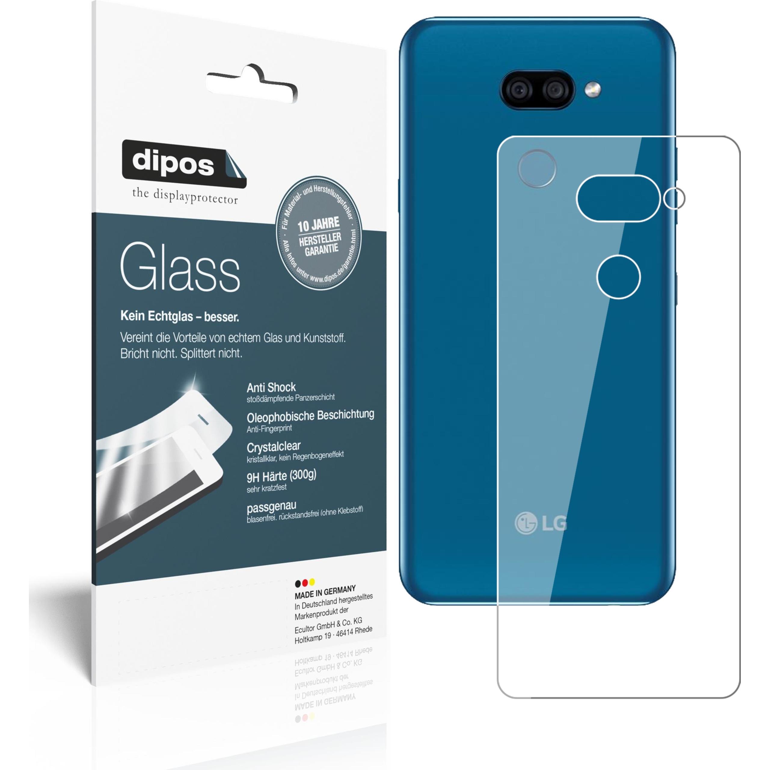 Dipos Displayschutz Anti-Shock (2 Stück, LG K40s), Smartphone Schutzfolie, Transparent