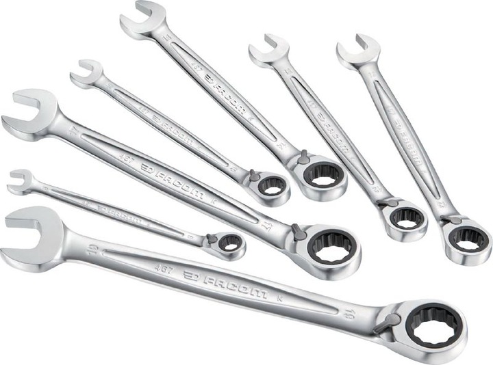 Produktbild Facom POCKET SET OF 12 467B (19 mm, 8 mm, 10  mm, 14 mm, 18 mm, 11 mm, 7 mm, 12 mm, 17 mm, 15 mm, 13 mm, 9 mm, 16 mm)