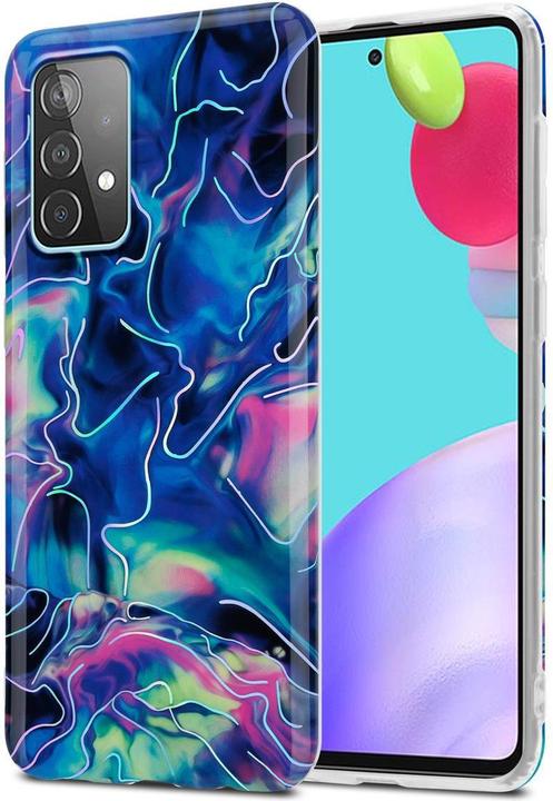 Image du produit Cadorabo Couverture IMD TPU Marbre coloré (Samsung Galaxy A52, Samsung Galaxy A52 5G, Samsung Galaxy A52s 5G)