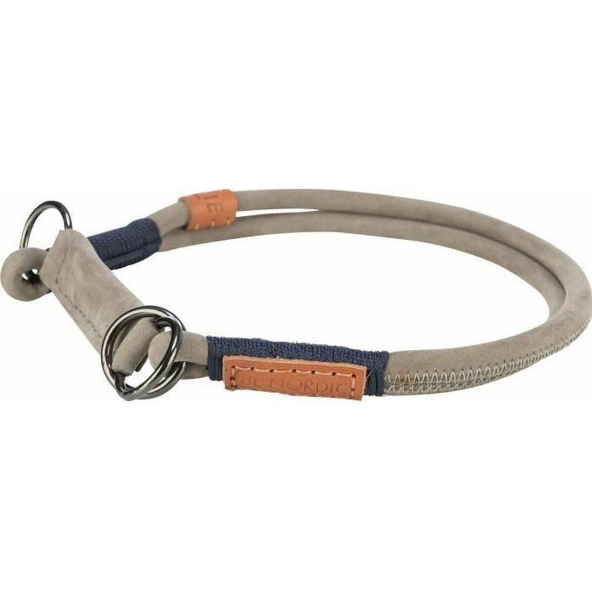 Meilleurs prix pour Collier Semi-Étrangleur Trixie Be Nordic - Cuir - L50 Cm - Ø 10 Mm - Gris