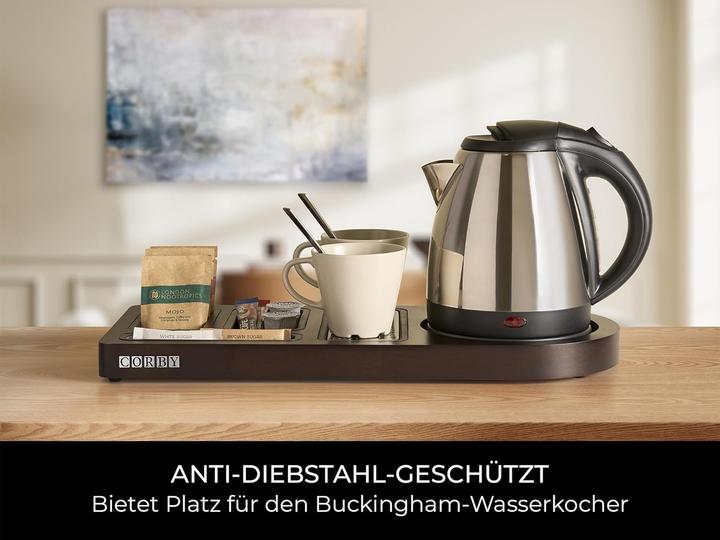 Produktbild Room05 Willkommenstablett aus dunklem Holz