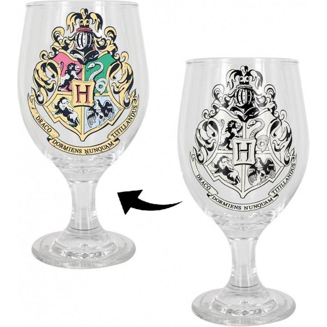 Paladone Products Trasparente Harry Potter Hogwarts Farbwechsel Glas, Bicchieri,