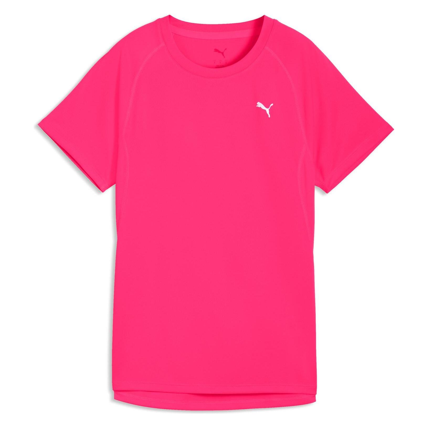 Puma, Vrouwen, Sportief Shirt, W Run Velocity Tee (Poly) (L), Roze, L