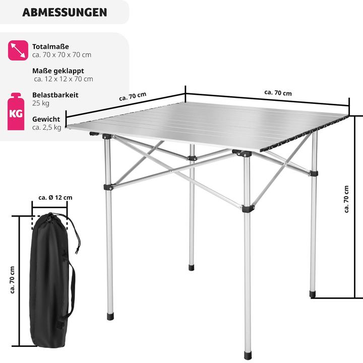 Actual product image tectake Folding table