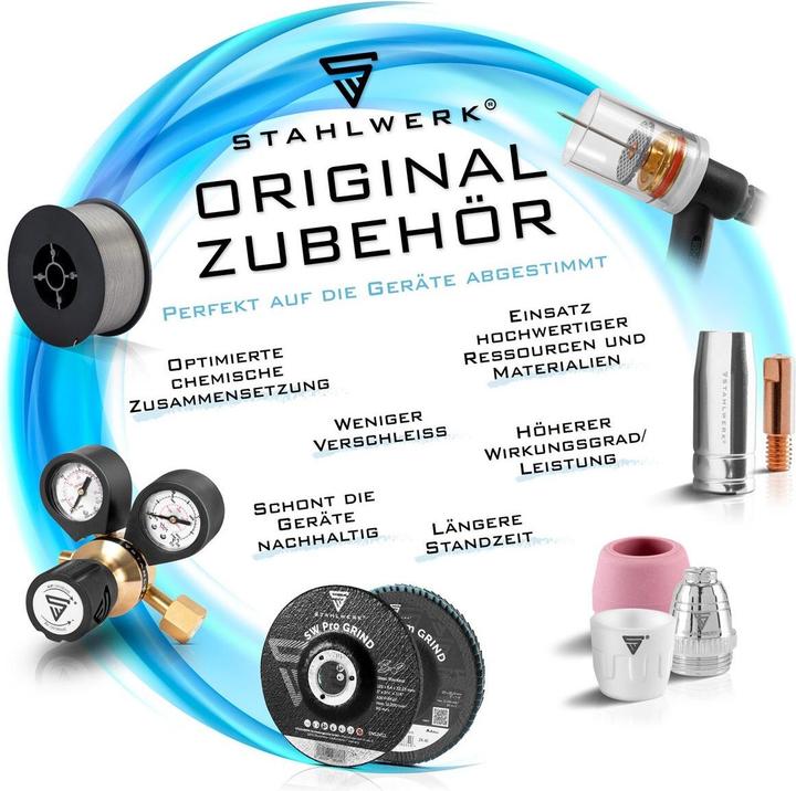 Produktbild Stahlwerk Plasmazubehör Set P-60 30-teilig für P-60 CUT Plasmaschneider-Brenner