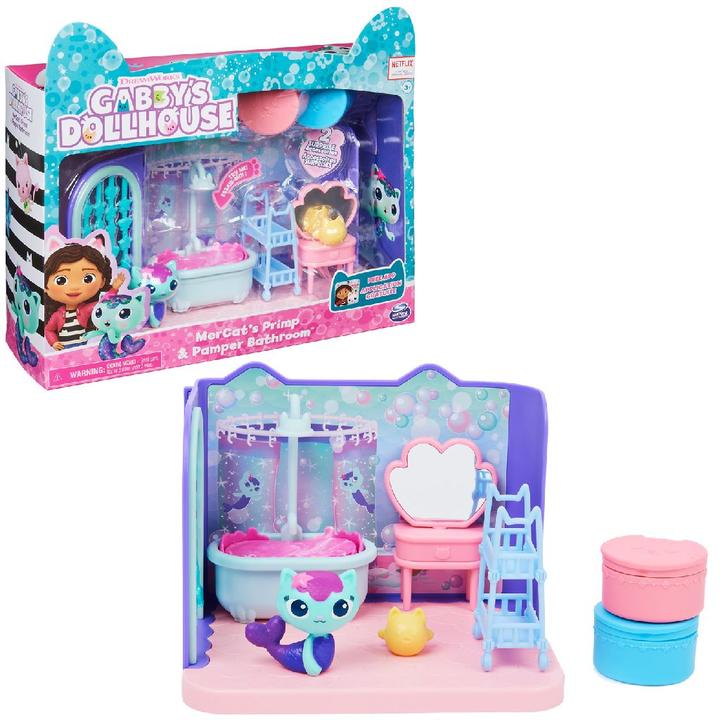 Actual product image Gabby's Dollhouse Deluxe Room MerCat's Bathroom