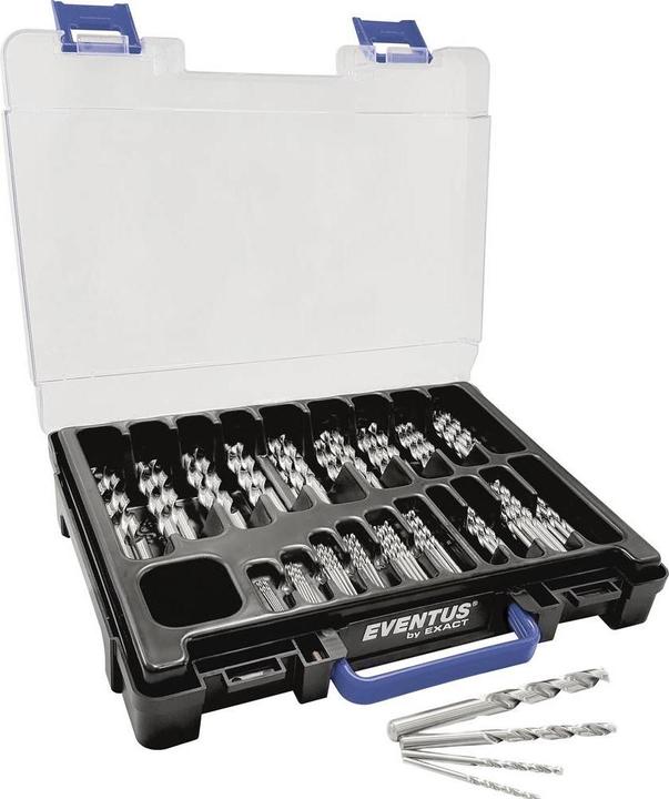 Produktbild Exact Metall Spiralbohrer Set 120teilig 1 (1 mm, 1.5 mm, 10 mm, 2 mm, 2.5 mm, 3 mm, 3.5 mm, 4 mm, 4.5 mm, 5 mm, 5.5 mm, 6 mm, 6.5 mm, 7 mm, 8 mm, 8.5 mm, 9 mm, 9.5 mm)