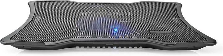 Actual product image Nedis NBCR101BK Notebook stand 1 Power supply via USB Number of angles: 2 17 " 1500 rpm LED