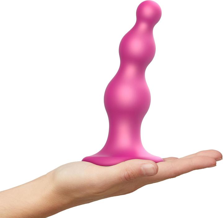 Produktbild Strap-on-me Dildo Plug Beads Metallic Raspberry Pink S