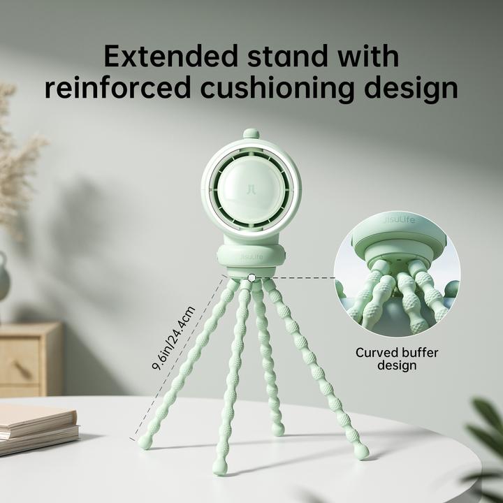 Actual product image Jisulife Stroller Fan Life2S