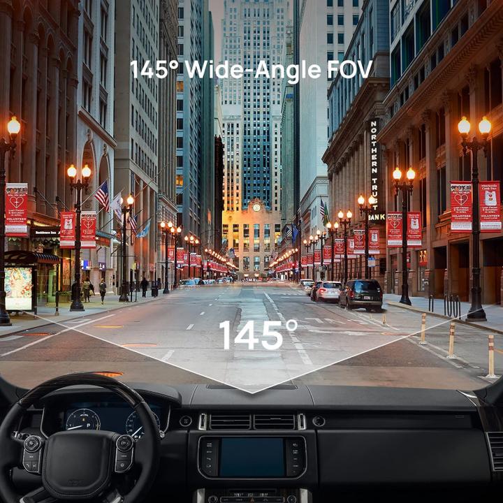 Actual product image 70mai A400 (Wi-Fi, Built-in display, GPS receiver, Rechargeable battery, Bluetooth, Accelerometer, QHD)