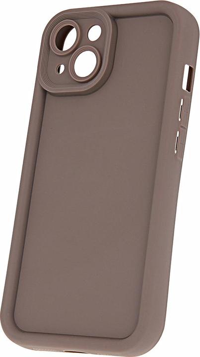 Actual product image OEM Rim TPU case for iPhone 16 6,1" brown (Apple iPhone 16)