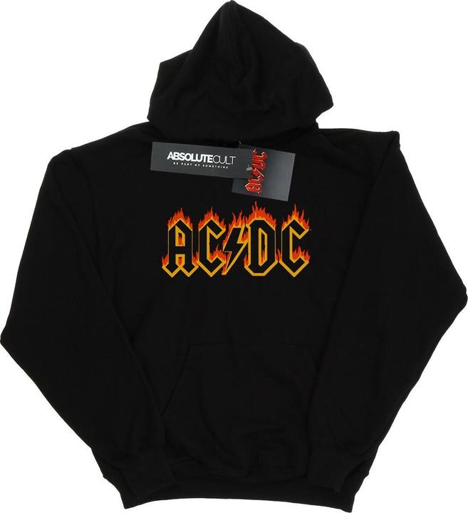 Produktbild AC/DC Flames Logo Kapuzenpullover (L)